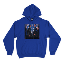 Load image into Gallery viewer, "Blue Spring " Basic Hoodie White/Cobalt Blue