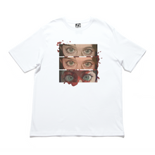 Load image into Gallery viewer, "Eyes on You" Cut and Sew Wide-body Tee White/Black