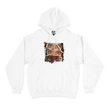 Load image into Gallery viewer, "Eyes on You" Basic Hoodie White/Black