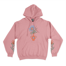 Load image into Gallery viewer, "Vase" Fleece Hoodie Beige/Light Pink