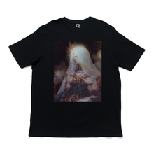 Load image into Gallery viewer, "Ethereal" Cut and Sew Wide-body Tee White/Black