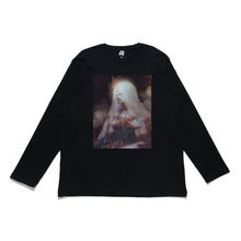 Load image into Gallery viewer, "Ethereal" Cut and Sew Wide-body Long Sleeved Tee White/Black
