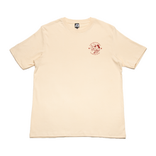Load image into Gallery viewer, "Lasso Red" Cut and Sew Wide-body Tee Black/Beige