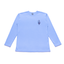 Load image into Gallery viewer, "Someone you really love " Taper-Fit Heavy Cotton Long Sleeve Tee Sky Blue