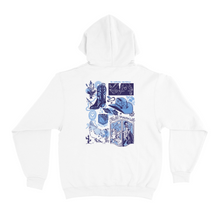 Load image into Gallery viewer, "Someone you really love " Basic Hoodie White/Cobalt Blue