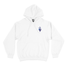 Load image into Gallery viewer, "Someone you really love " Basic Hoodie White/Cobalt Blue