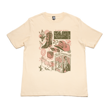 Load image into Gallery viewer, "Someone you really love " Cut and Sew Wide-body Tee Beige