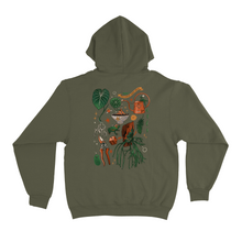 Load image into Gallery viewer, "Plants dad" Basic Hoodie Black/Green