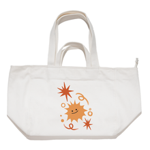 Load image into Gallery viewer, "Plants dad" Tote Carrier Bag Cream/Green