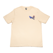 Load image into Gallery viewer, "Journey" Cut and Sew Wide-body Tee Beige