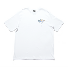 Load image into Gallery viewer, "Raindrop" Cut and Sew Wide-body Tee White