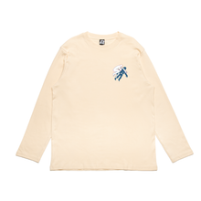Load image into Gallery viewer, "The Birth" Cut and Sew Wide-body Long Sleeved Tee White/Beige