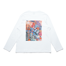Load image into Gallery viewer, "The Birth" Cut and Sew Wide-body Long Sleeved Tee White/Beige