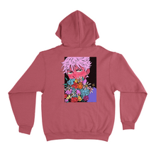 Load image into Gallery viewer, "Flower Bees" Basic Hoodie Pink