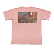 Load image into Gallery viewer, "Abyssopelagic" Taper-Fit Heavy Cotton Violet/ Sky Blue/ Rose