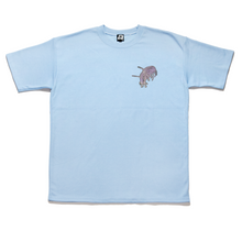 Load image into Gallery viewer, "Abyssopelagic" Taper-Fit Heavy Cotton Violet/ Sky Blue/ Rose