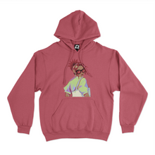 Load image into Gallery viewer, "Checkered" Basic Hoodie White/Pink