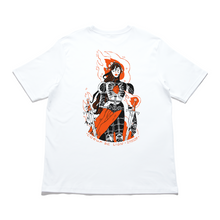 Load image into Gallery viewer, "Space Knight" Cut and Sew Wide-body Tee White/Black