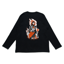Load image into Gallery viewer, "Space Knight" Cut and Sew Wide-body Long Sleeved Tee White/Black