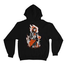 Load image into Gallery viewer, "Space Knight" Basic Hoodie White/Black