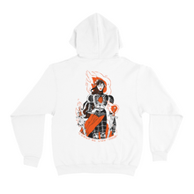 Load image into Gallery viewer, "Space Knight" Basic Hoodie White/Black