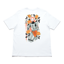 Load image into Gallery viewer, "Osmosis" Cut and Sew Wide-body Tee White/Salmon Pink
