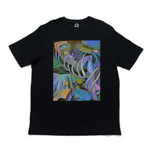 Load image into Gallery viewer, "Cambrian Terror" Cut and Sew Wide-body Tee White/Black/Salmon Pink