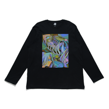 Load image into Gallery viewer, "Cambrian Terror" Cut and Sew Wide-body Long Sleeved Tee White/Black/Salmon Pink