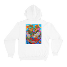 Load image into Gallery viewer, "Freshwater Gemini" Basic Hoodie White/Pink