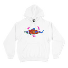 Load image into Gallery viewer, "Freshwater Gemini" Basic Hoodie White/Pink