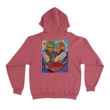 Load image into Gallery viewer, "Freshwater Gemini" Basic Hoodie White/Pink