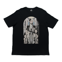 Load image into Gallery viewer, "High Priestess" Cut and Sew Wide-body Tee White/Black