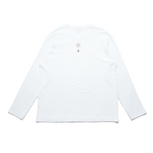 Load image into Gallery viewer, "High Priestess" Cut and Sew Wide-body Long Sleeved Tee White/Black