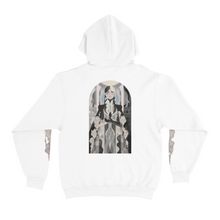 Load image into Gallery viewer, "High Priestess" Basic Hoodie White/Black