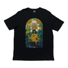Load image into Gallery viewer, "Magician" Cut and Sew Wide-body Tee Black/Beige