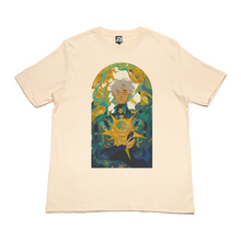 Load image into Gallery viewer, "Magician" Cut and Sew Wide-body Tee Black/Beige