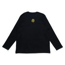 Load image into Gallery viewer, "Magician" Cut and Sew Wide-body Long Sleeved Tee Black/Beige