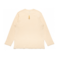 Load image into Gallery viewer, "Golden Girl" Cut and Sew Wide-body Long Sleeved Tee Black/Beige
