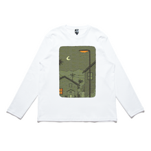 Load image into Gallery viewer, "A Night in SoCal" Cut and Sew Wide-body Long Sleeved Tee White/Black