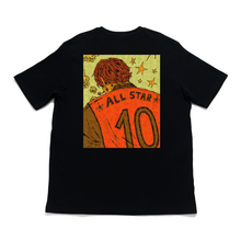 Load image into Gallery viewer, "All Star" Cut and Sew Wide-body Tee Black