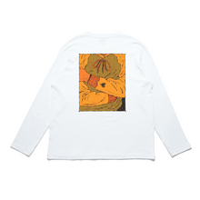 Load image into Gallery viewer, "Heart On My Sleeve" Cut and Sew Wide-body Long Sleeved Tee White/Black
