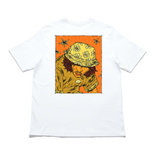 Load image into Gallery viewer, "Smiley" Cut and Sew Wide-body Tee White/Black