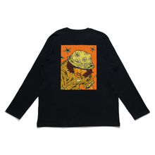 Load image into Gallery viewer, "Smiley" Cut and Sew Wide-body Long Sleeved Tee White/Black