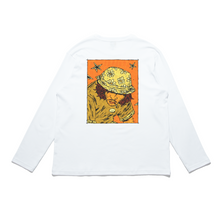 Load image into Gallery viewer, "Smiley" Cut and Sew Wide-body Long Sleeved Tee White/Black