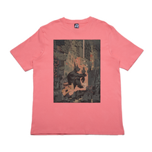 Load image into Gallery viewer, "Washed Up" Cut and Sew Wide-body Tee Salmon Pink