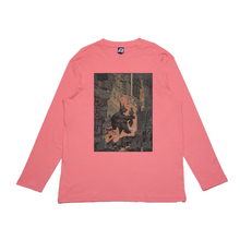 Load image into Gallery viewer, "Washed Up" Cut and Sew Wide-body Long Sleeved Tee Salmon Pink