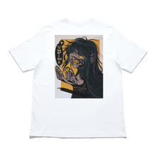 Load image into Gallery viewer, "Eddy Boy" Cut and Sew Wide-body Tee White/Black/Beige