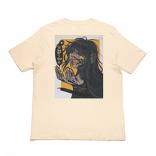 Load image into Gallery viewer, "Eddy Boy" Cut and Sew Wide-body Tee White/Black/Beige