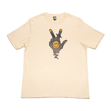 Load image into Gallery viewer, "Eddy Boy" Cut and Sew Wide-body Tee White/Black/Beige