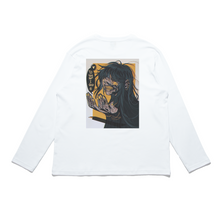 Load image into Gallery viewer, "Eddy Boy" Cut and Sew Wide-body Long Sleeved Tee White/Black/Beige